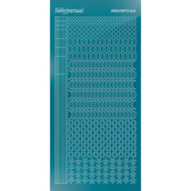 Hobbydots sticker - Mirror Turquoise