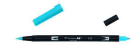 Tombow ABT brushpen light blue ABT-515