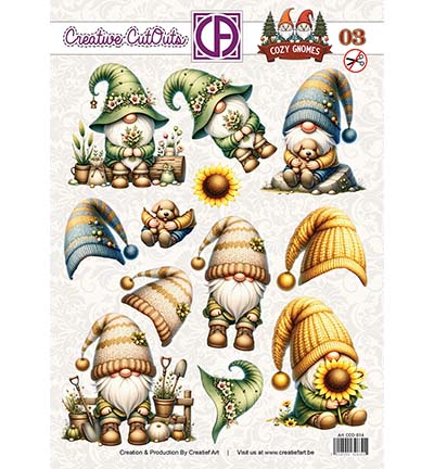 Creatief Art - CCO-014 - Cozy Gnomes 03