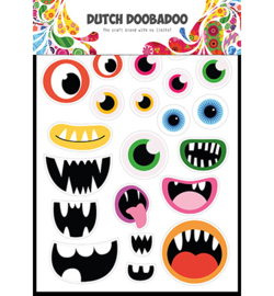 Dutch Doobadoo -  Sticker Art Monster - 491.200.026