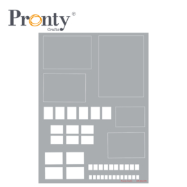 Pronty Stencil Rectangle basic A4 - 470.806.078
