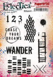 Paperartsy - Seth Apter 40 (A5 set, trimmed, on EZ)