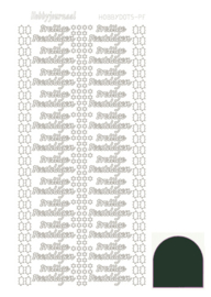 Hobbydots sticker - Mirror - Christmas Green