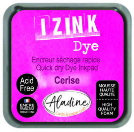 Aladine inkpad izink dye fuchsia cerise