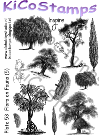 Kicostamps plate 53 Flora en fauna (A5)