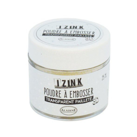 Aladine Izink Embossing Powder  Irridescent Sparkle 10102