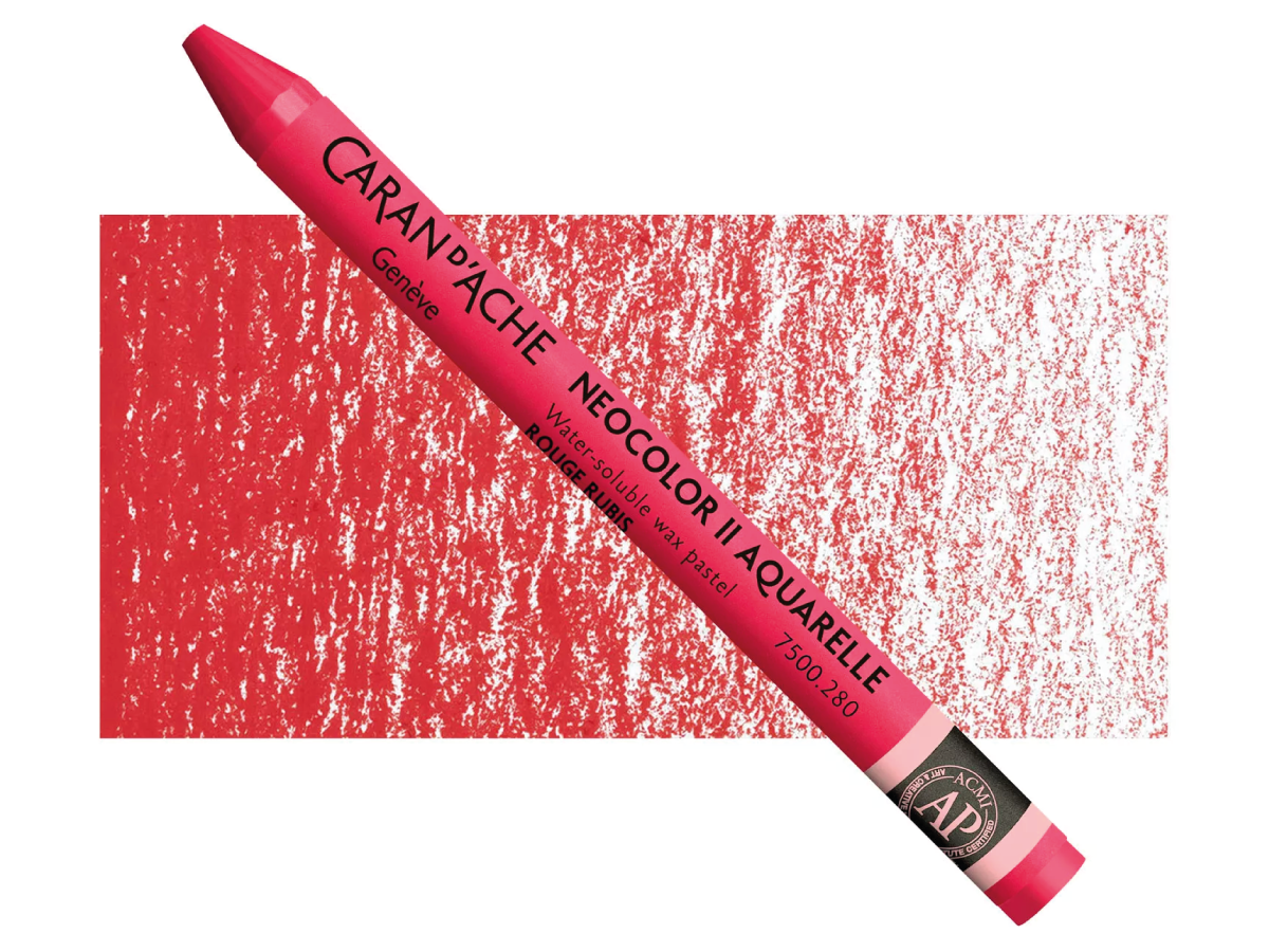 Caran d’ache - neocolor II – 280 Ruby Red - 0318917280