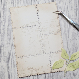 Gummiapan - dies - D260142 - Postage Stamps Background Die Mod. 2