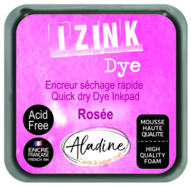 Aladine inkpad izink dye rose  rosee