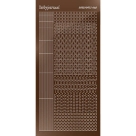 Hobbydots sticker - Mirror Brown