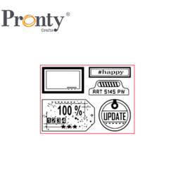 Pronty Crafts - Never enough - unmounted Rubber stamp - 497.003.017