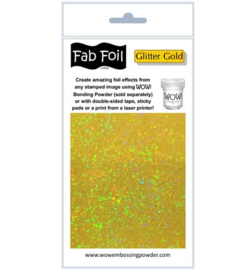 Wow! Fab Foils Glitter Gold - W216-GG15