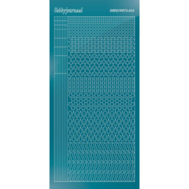 Hobbydots sticker - Mirror - Turquoise