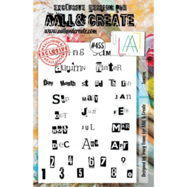 AALL & Create A5 clear stamp #455 - Seasons