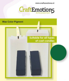 CraftEmotions Waskleurpigment groen 2 sticks 30 x 10 x 10mm = +/- 5 gr