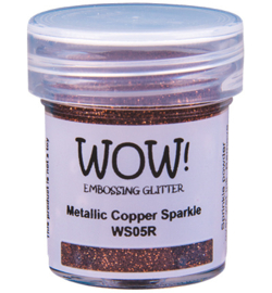 Wow! - WS05R - Embossing Powder - Regular - Embossing Glitters - Metallic Copper Sparkle