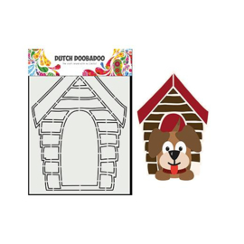 Dutch Doobadoo - Card Art hondenhok - 470.713.868