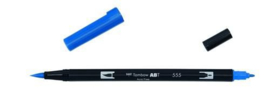 Tombow ABT brushpen ultramarine ABT-555