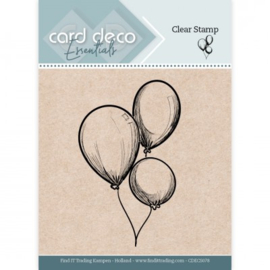Card Deco Essentials - CDECS078 - Clear Stamps - Balloons