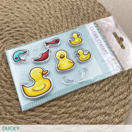 Create a smile stamp Clear A7 Ducky