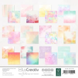 LaCreativ - Designpapier - Pastellzauber - Paper Pack 6x6 - 24 vellen dubbelzijdig