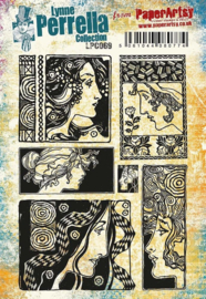 Paperartsy - Lynne Perrella LPC069 (A5 set, cling-foam trimmed)