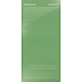 Hobbydots sticker - Mirror Lime