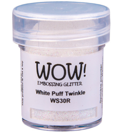 Wow! - WS30R - Embossing Powder - Regular - Embossing Glitters - White Puff Twinkle