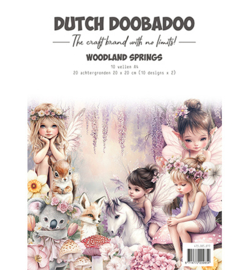 Dutch Doobadoo - Collage Paperset Woodland Springs - 473.005.077