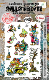 AALL & Create - #1239 - A6 Stamp Set - Cursed Journey