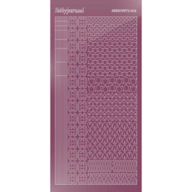 Hobbydots sticker - Mirror - Violet