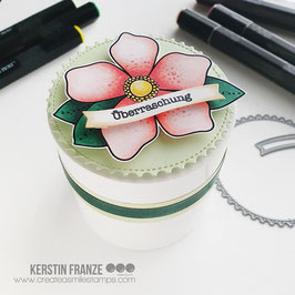 Create a smile Clear A6 Doodle Flowers