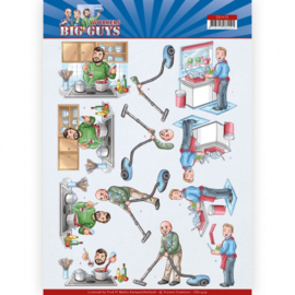 3D Cutting Sheet - Yvonne Creations - Big Cleaning Big Guys - CD11479