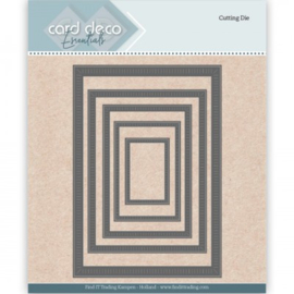 Card Deco Essentials Cutting Dies Cross Stitch Border - CDECD0123