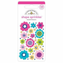 Doodlebug - 5843 - beautiful blossoms shape sprinkles