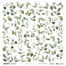 Scrap And Me - Leaves 18 - knipvel - 30.5x30.5 cm