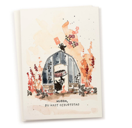 Cats on Appletrees - 28407 - Ministempel - blaadtjes 2