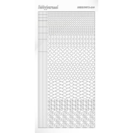 Hobbydots sticker - Adhesive White