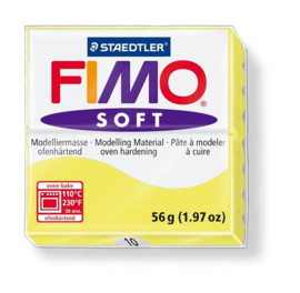 Fimo soft boetseerklei 56 g limoengeel