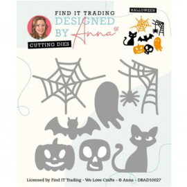 Designed By Anna - Mix And Match Cutting Dies - Halloween - DBAD10027