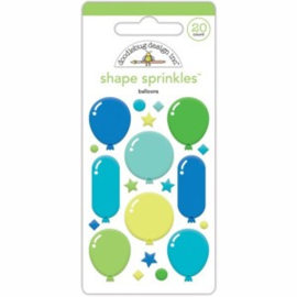 Doodlebug - 5552 - balloons shape sprinkles