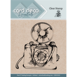 Card Deco Essentials - CDECS102 - Clear Stamps - Camera