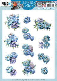 3D Push Out - Yvonne Creations - Blooming Blue - Blueberry - SB10912