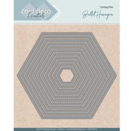 Card Deco Essentials - Nesting Dies - Bullet Hexagon - CDECD0094