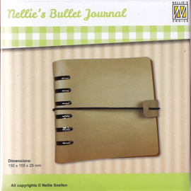 Nellie's bullet journal 150x150mm NBJ001