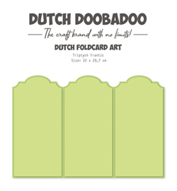 Dutch doobadoo - Foldcard - Triptych frantic - 470.784.207