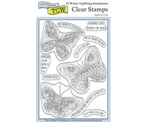 The Crafter's Workshop Uplifting Sentiments 4x6 Inch Clear Stamp (TCW2210)
