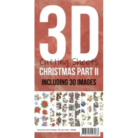 3D Knipvellenpakket Christmas part ll -  CDK008