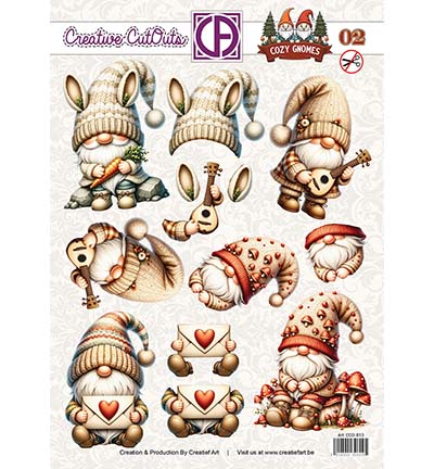 Creatief Art - CCO-013 - Cozy Gnomes 02