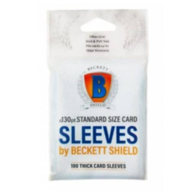 Beckett Shield: 130pt Thick Card Sleeves (100 count)